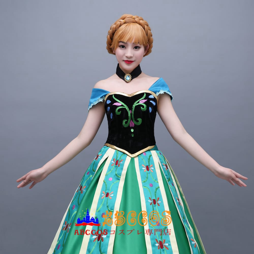 ABCCOSコスプレ専門店」Frozen アナと雪の女王 アナ Anna コスプレ衣装