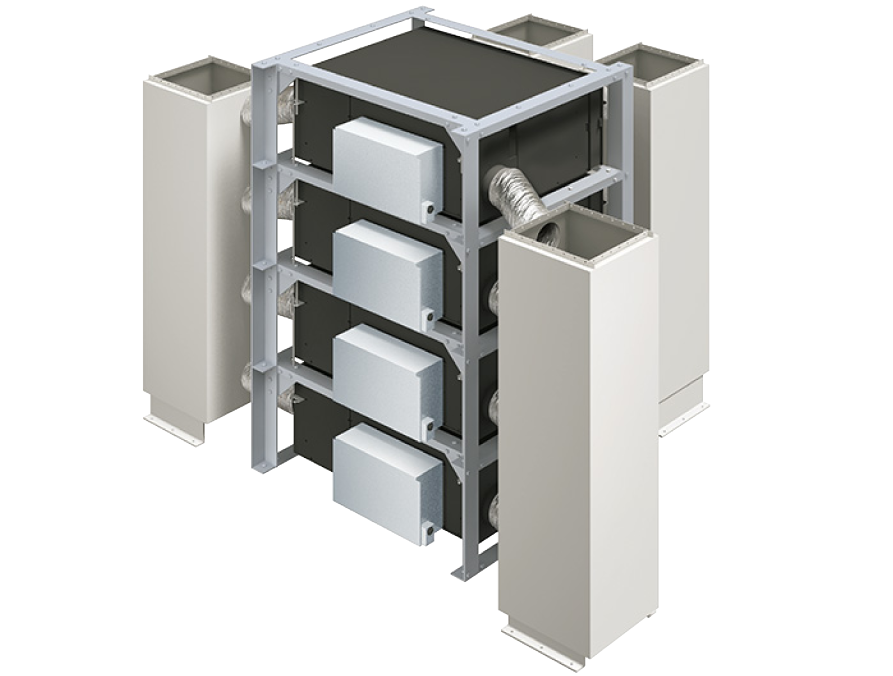 DESICA紹介（モジュールタイプ／1500・2000m3/hタイプ） | 水配管レス
