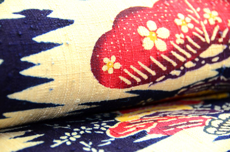 浦野理一 紅型名古屋帯
