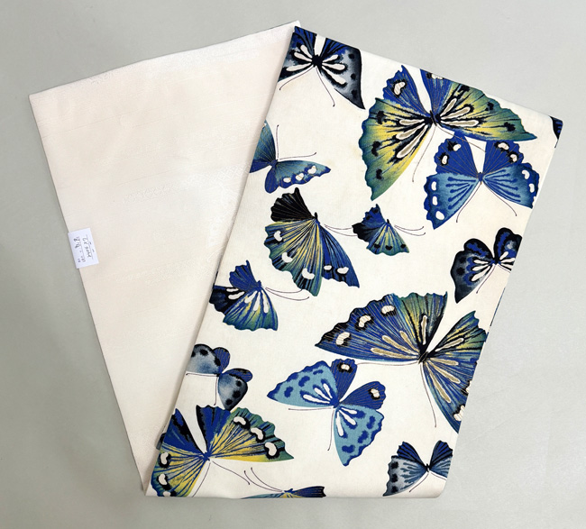 アンティーク帯 昼夜帯 蝶々 花唐草模様 AO-3124