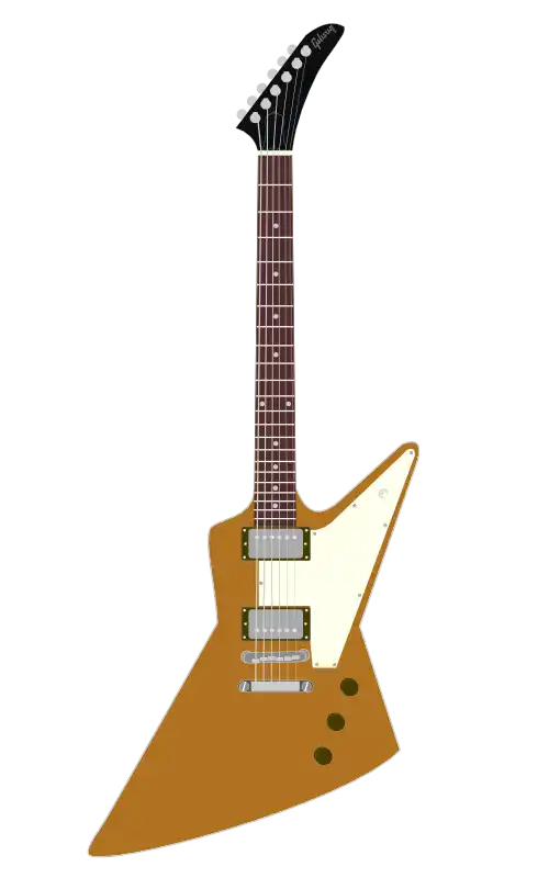 Gibson Explorer(ギブソン エクスプローラー)の解説と無料イラスト