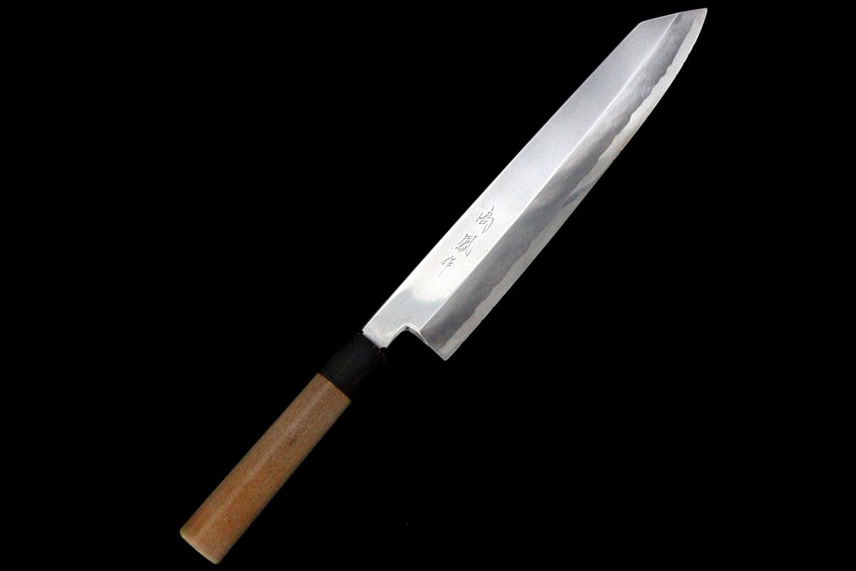 鈴木商事 勘所切付包丁 尺 霞 平鏡面 朴柄 λA4800-2L1C | 高鳳 | 包丁