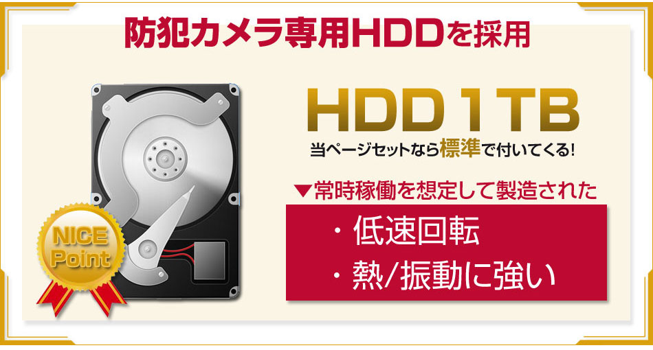 4CH 防犯カメラ用レコーダー KDシリーズ用録画機 有名メーカー製 防犯