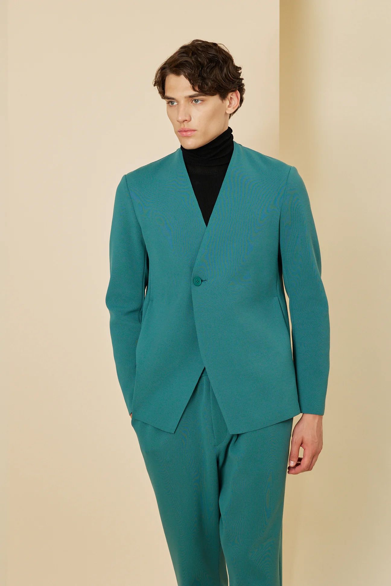 CFCL - 【ラスト1点（L）】Milan Rib Double Breasted Collarless