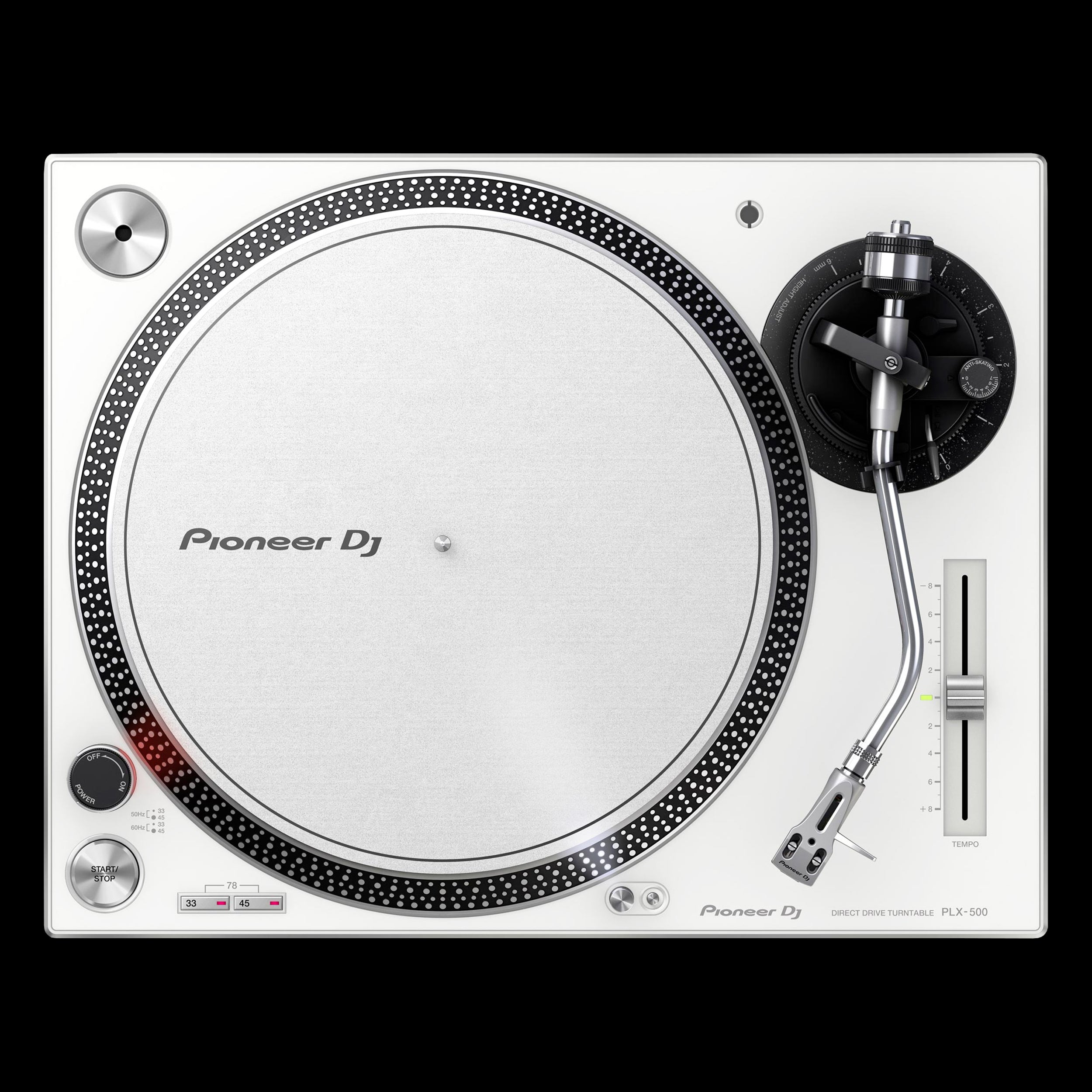Pioneer DJ PLX-500-W Direct Drive DJ Turntable, White – Alto Music