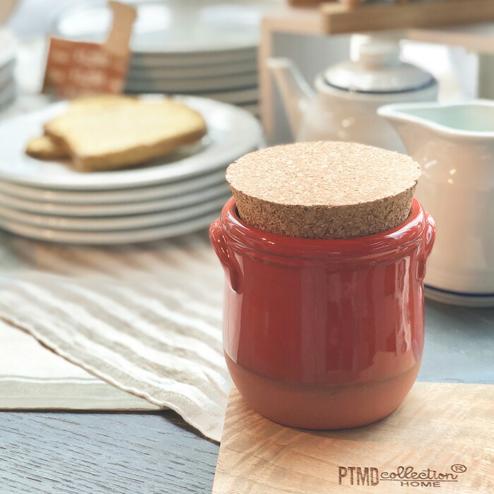 KOZINHA キャニスター コルク蓋 オレンジ - 姫路市 雑貨店 PORTUS