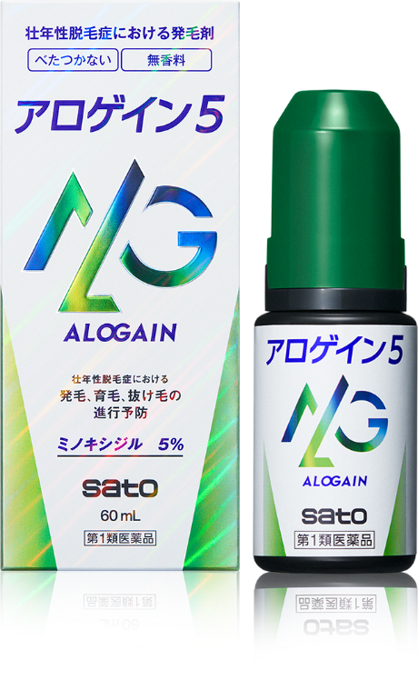 毛髪を増やし育てて抜け毛を減らす壮年性脱毛症における発毛剤なら