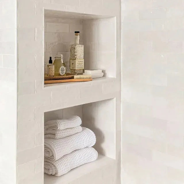 Malaga Blanc 2.5X8 Ceramic Subway Tile – Aloft Tiles