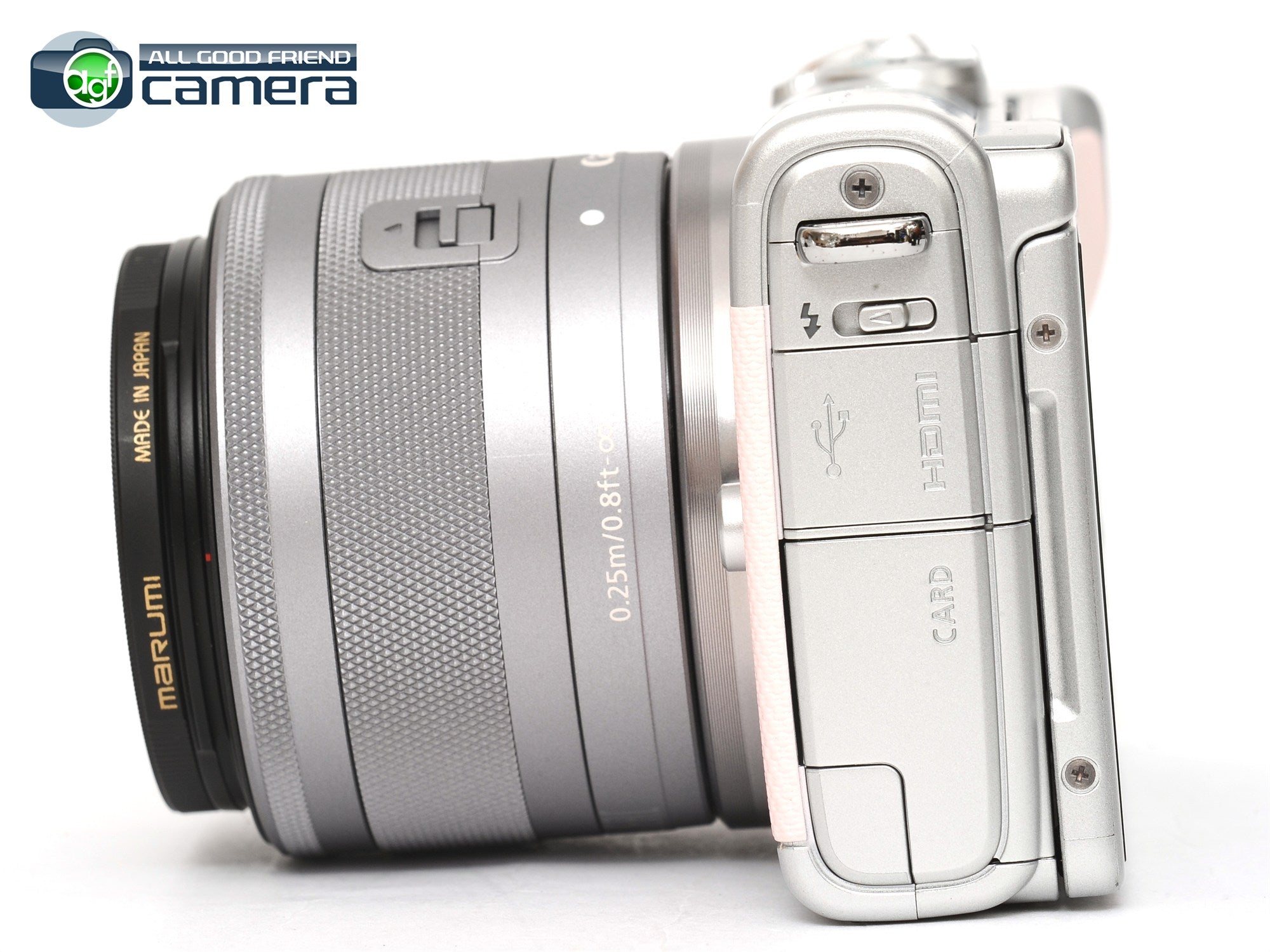 Canon ELS M100 Limited Pink Camera + EF-M 15-45mm Lens *MINT