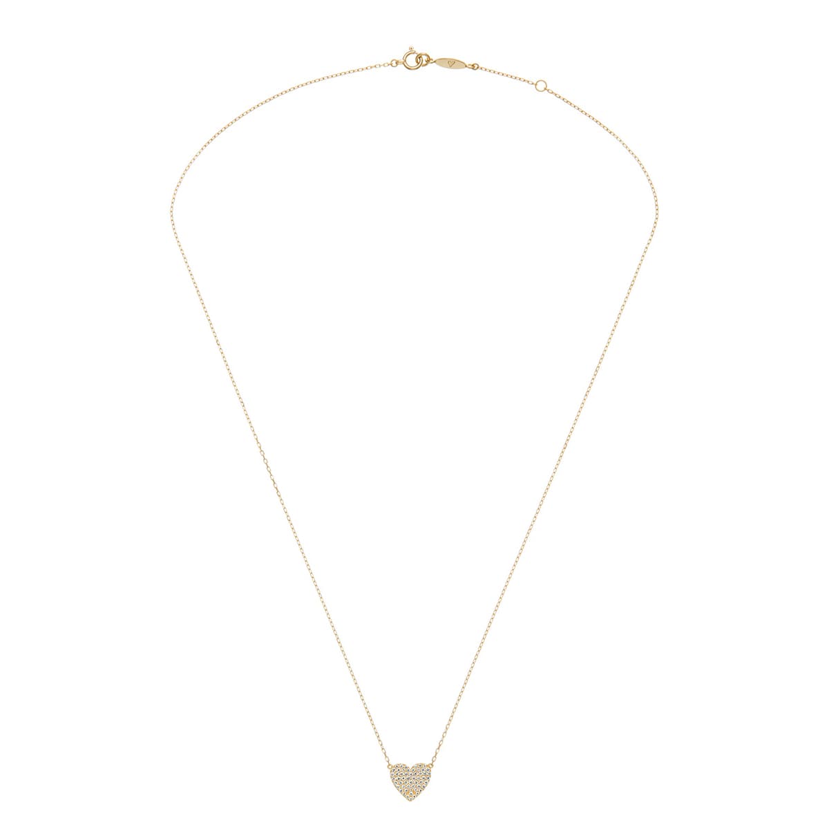 ハートパヴェミディ ネックレス | AHKAH / アーカー | 【公式