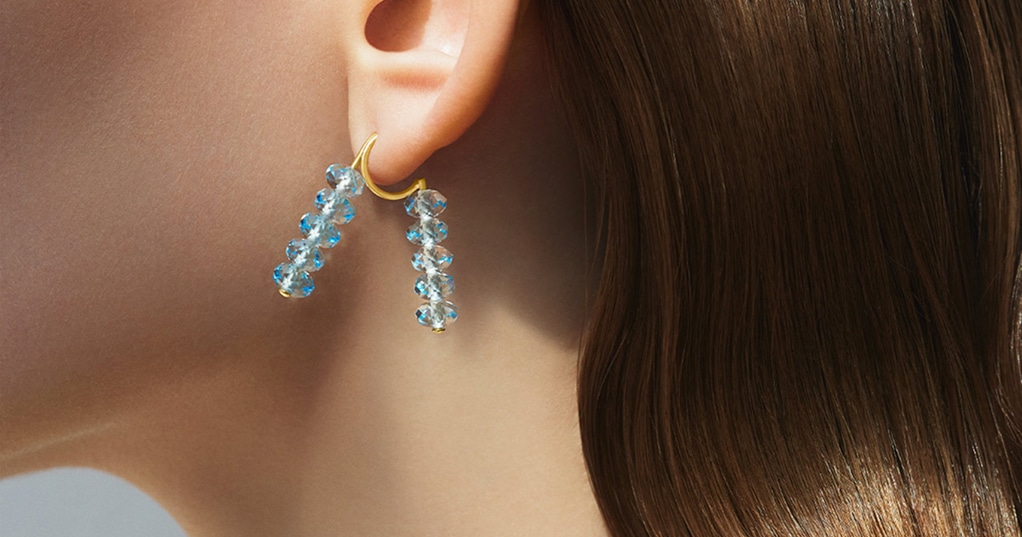 ベアリーフ ピアス | AHKAH / アーカー | 【公式】 | オフィシャルサイト