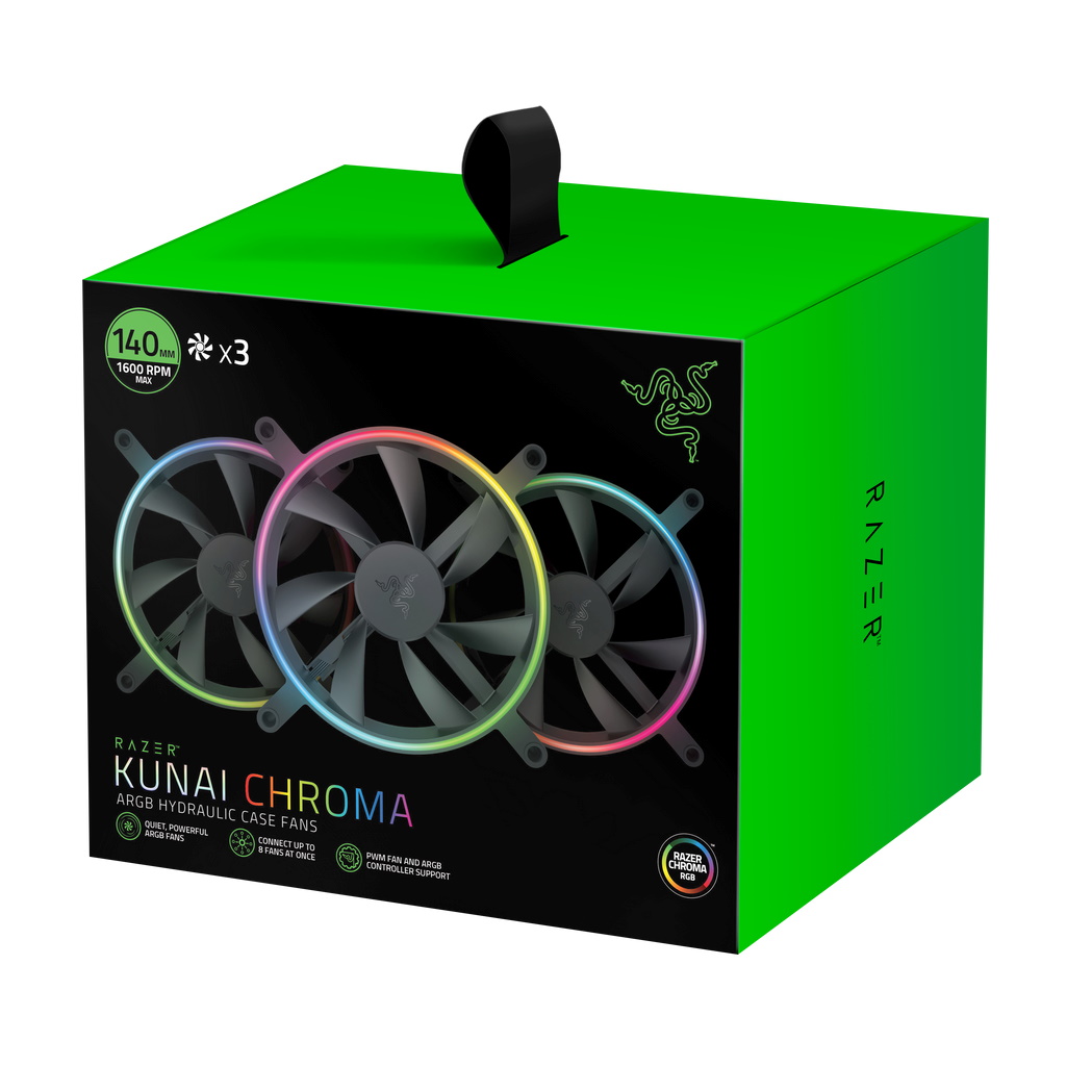 Razer Kunai Chroma - RGB 140MM LED PWM 1FAN/3FAN｜Razer｜株式会社