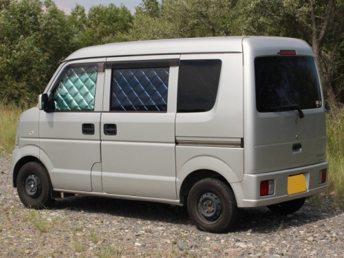 マルチシェード|アイズの高断熱サンシェード|エブリイバン DA64V|株式