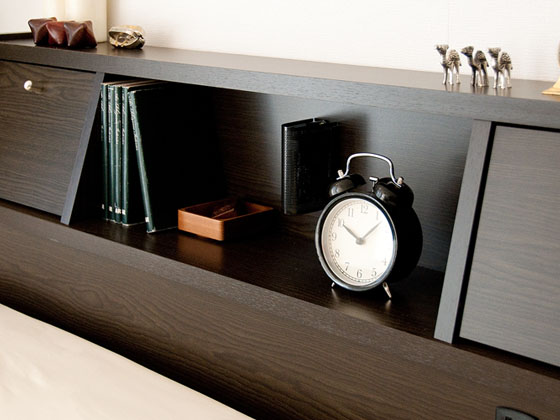 モダンベッド PRIVEE(プリヴェ) 【ダブル】 マットレスなし | 家具