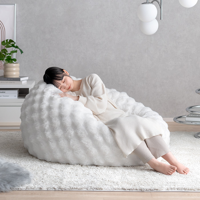 ふわとろビーズクッションソファ 伸びる3way座椅子 Foure | 家具