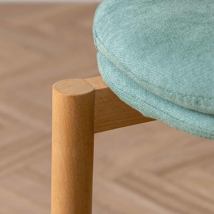 北欧デザインのクッションスツール Mellow(メロウ)ファブリックタイプ