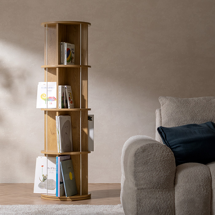 回転式本棚 Kurmie(クルミー) | 家具・インテリア通販 【公式