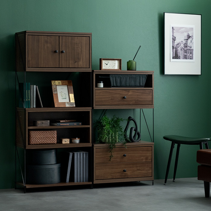 簡単組み立てワイヤーラックEzbo(イジボ) 幅40cm 2段タイプ | 家具