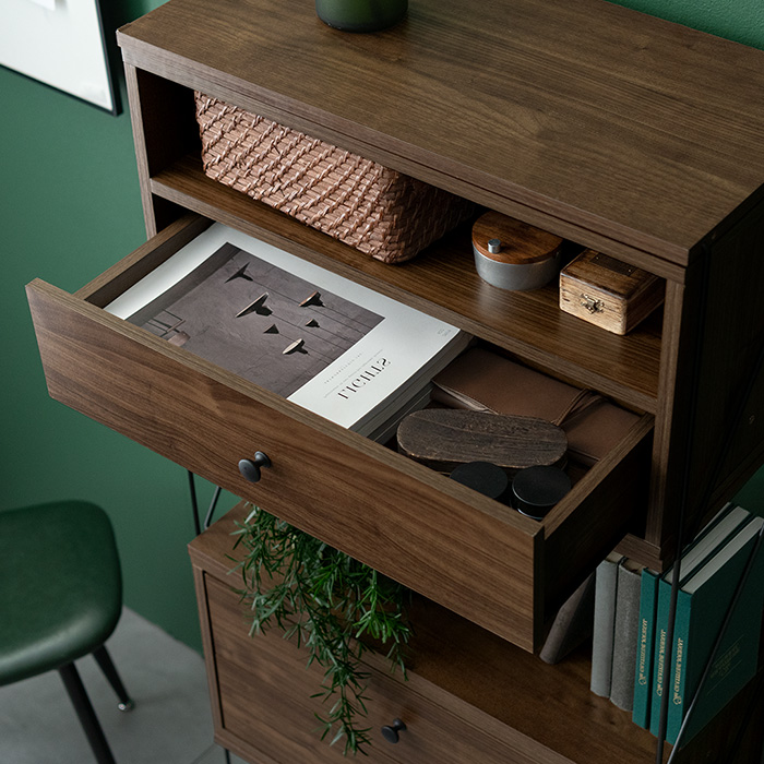 コネクトボックス Ezbo(イジボ) オープン棚・引き出しタイプ | 家具