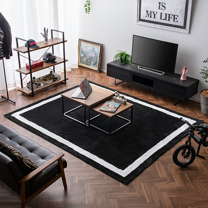 ストリート系ラグ FLEX RUG.(フレックスラグ)190×190cm | 家具