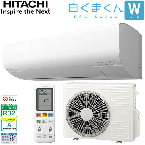 RAS-W40L2-W 室内機[凍結洗浄]・[ファンロボ]、さらに室外機[凍結洗浄