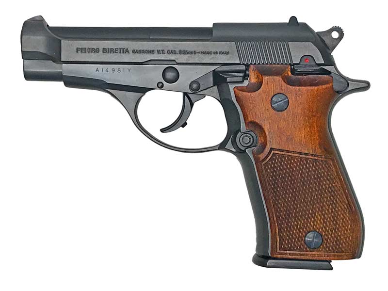 マルシン] ベレッタ M84 X-PFC ハーフチェッカー 木製グリップ 完成品