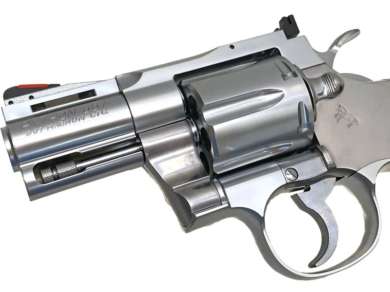 タナカ] コルトパイソン 357マグナム 2.5インチ Rモデル ステンレス