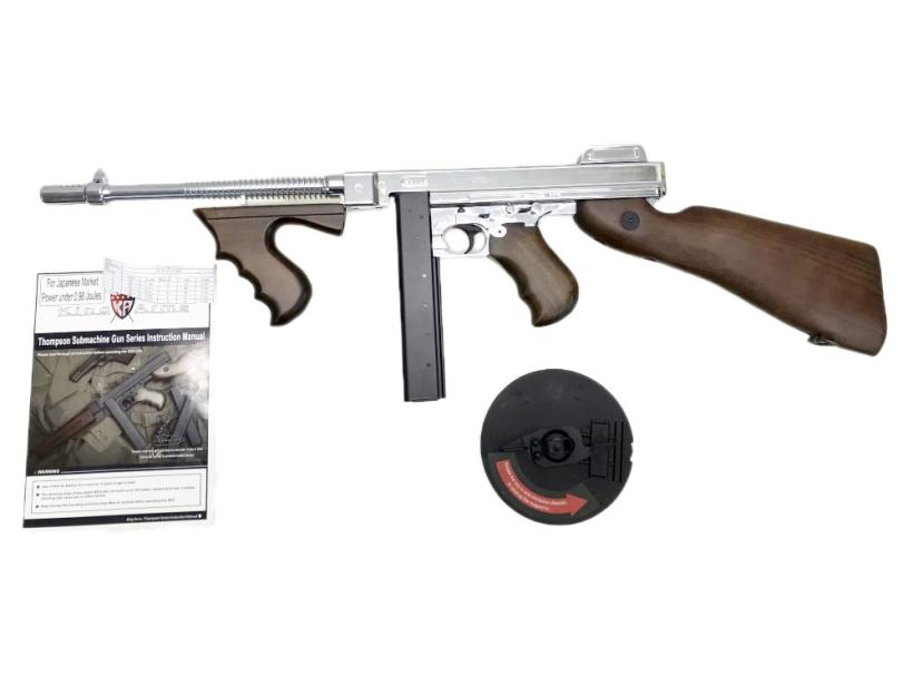 KingArms] トンプソン M1A1 フルメタル シルバー KA-AG-66-SV 初速低め