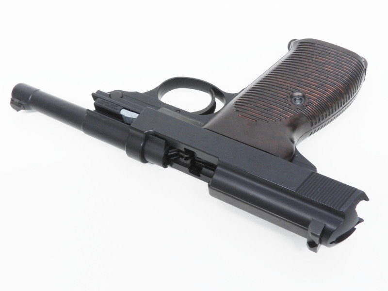 マルゼン] ワルサー P38 ブラック 旧箱 ガスブローバック スライド難