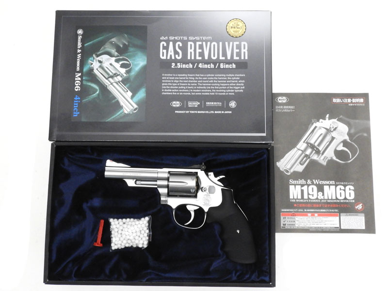 東京マルイ] S&W M66リボルバー 4インチ ガスリボルバー リアルカート