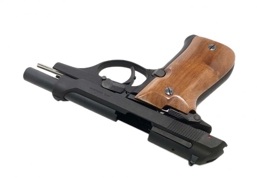 マルシン] ベレッタ M84 HW 発火モデルガン 木製グリップカスタム