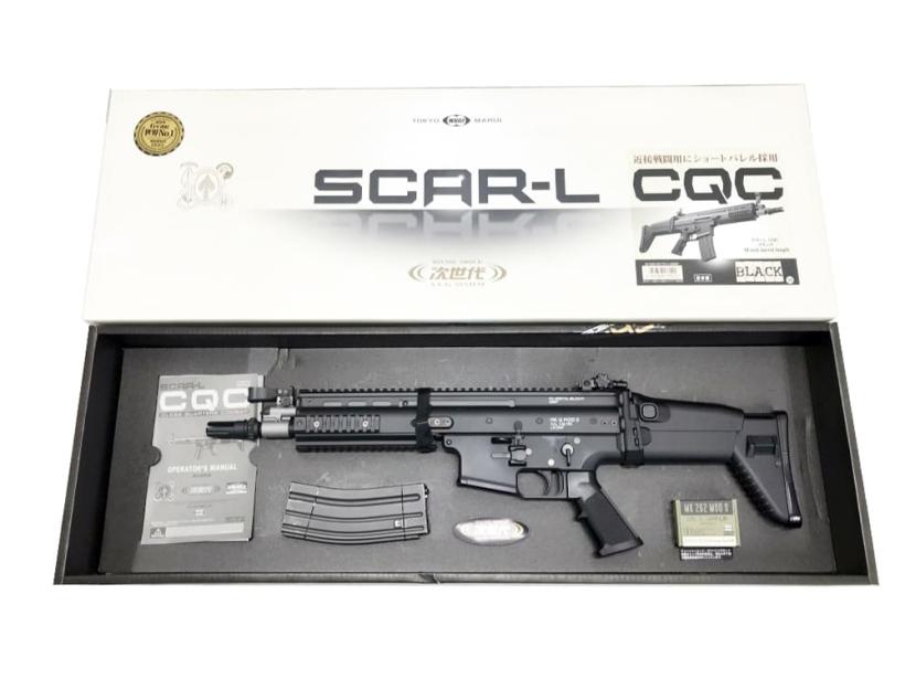 東京マルイ] SCAR-L CQC ブラック 次世代電動ガン バットプレート