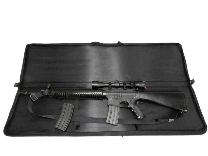 NB] ナイツ SR-16 M4カービン スコープカスタム ガンケース付