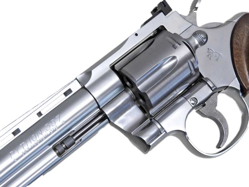 タナカ] コルトパイソン 357マグナム 4インチ Rモデル ステンレス