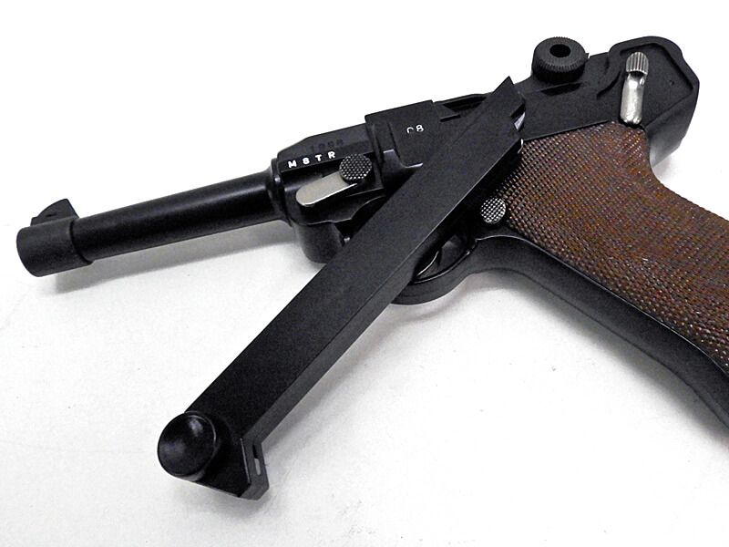 ファルコントーイ] ルガー P08 4インチ 疑似ブローバックガスガン