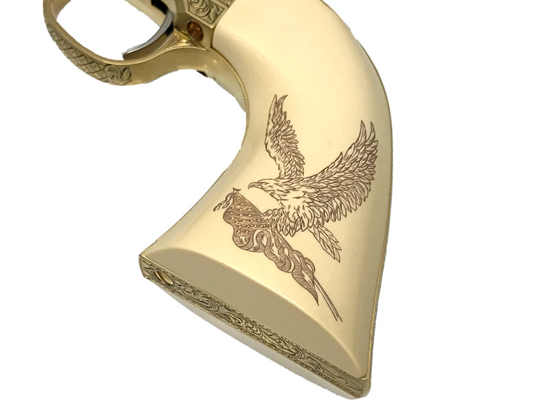 フランクリンミント] コルト ジョンウェイン リボルバー 装飾銃 非発火