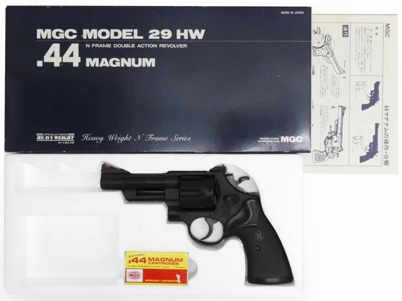 MGC] S&W M29 .44マグナム 4インチ HW パックマイヤーグリップ装備