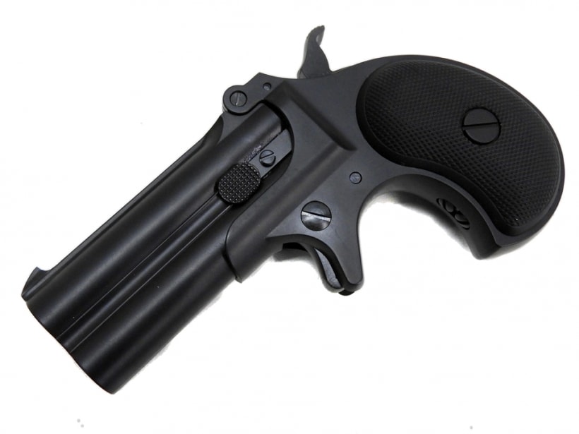 マルシン] デリンジャー Xカートリッジ仕様 マットブラック ABS 6mmBB