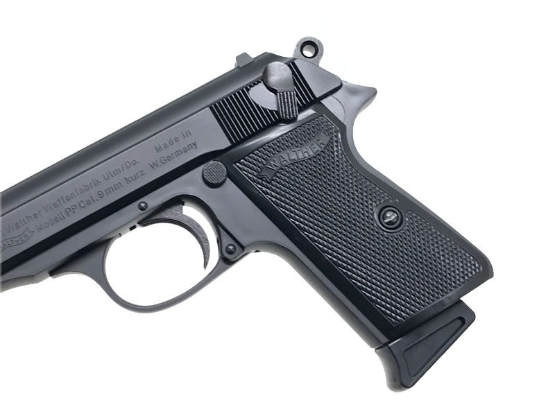 マルゼン] ワルサー PP 正規ライセンス ブラックモデル ガスブロー