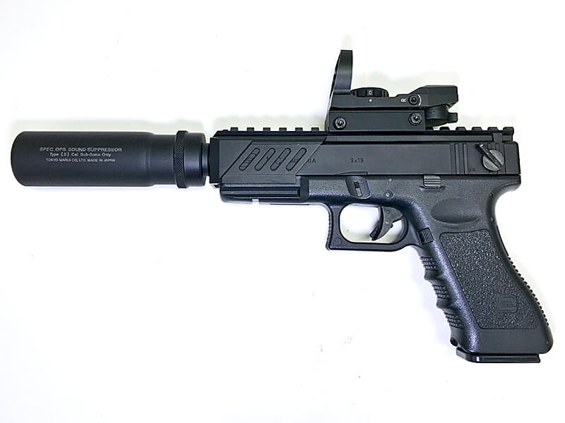 東京マルイ] グロック18C 電動ハンドガン ドットサイト&サイレンサー
