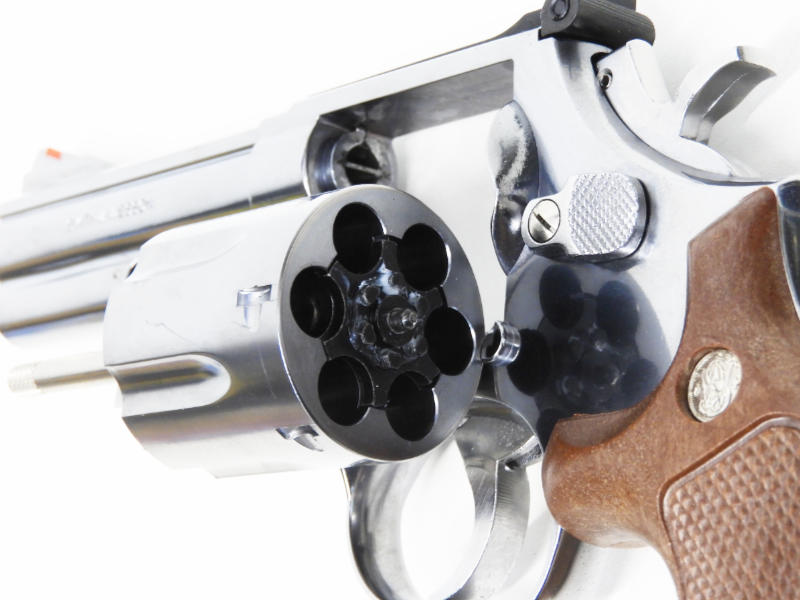 マルシン] S&W M686 4インチ プラグリップ シルバーABS 発火モデルガン