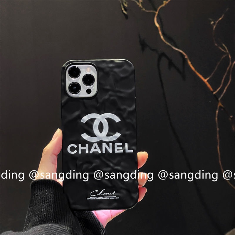 ハイブランドChanelアイフォン13proケースファッション凸凹紋iphone13