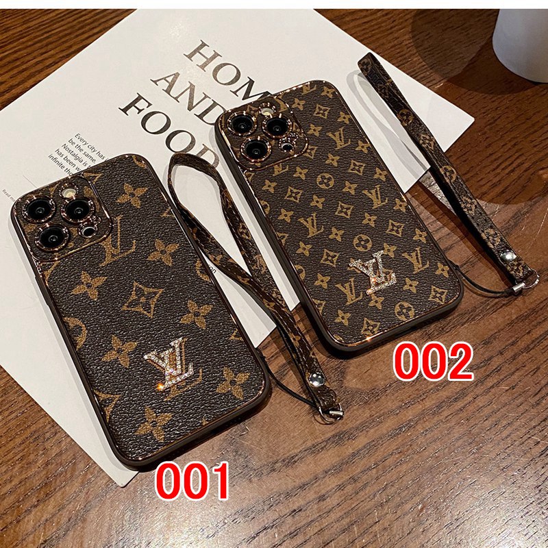Lv ルイヴィトンiphone14 15 pro 15 plusケースブランドカード入れ韓国
