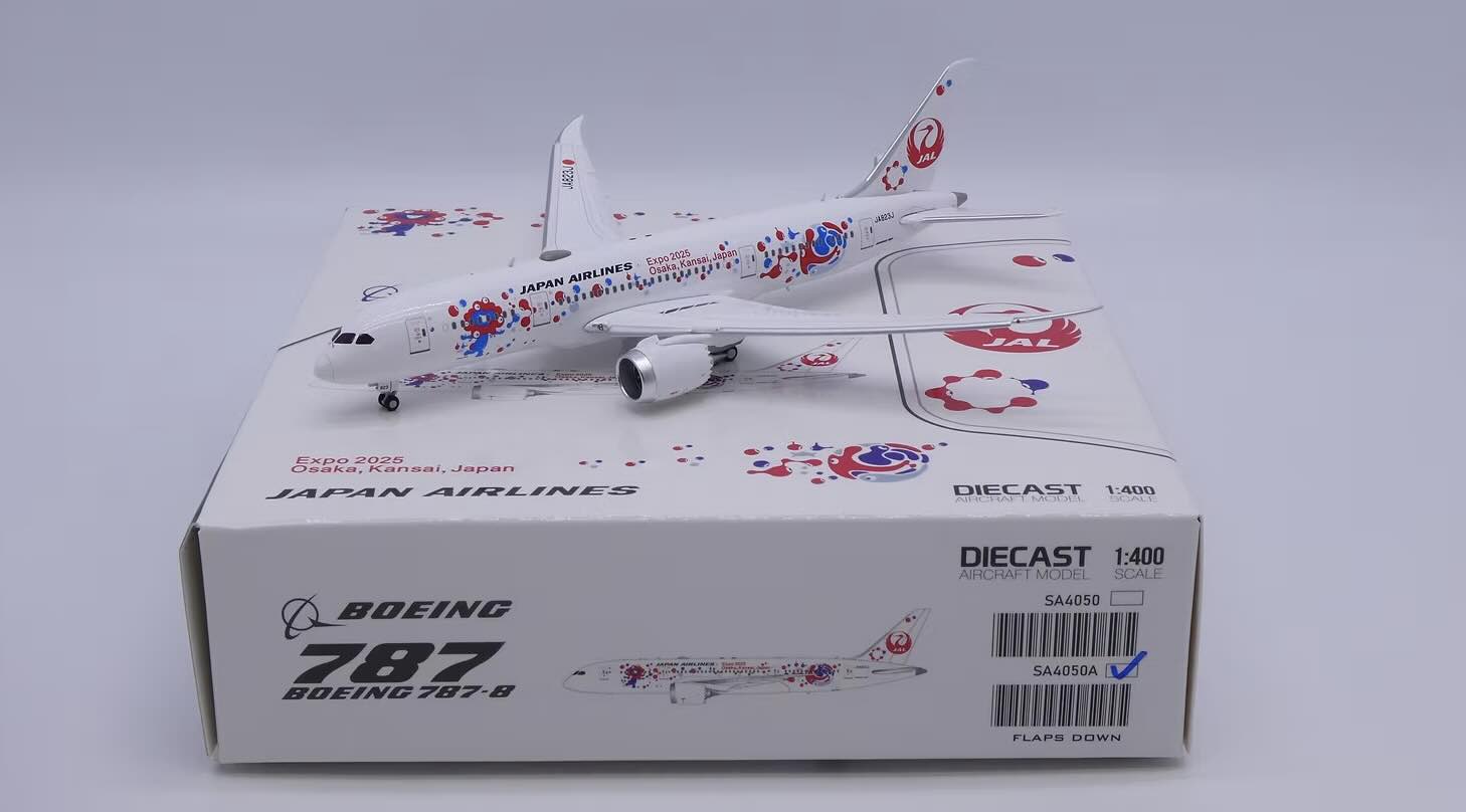 SA4050A Japan Airlines B787-8 Dreamliner “Expo 2025” JA823J (Flaps