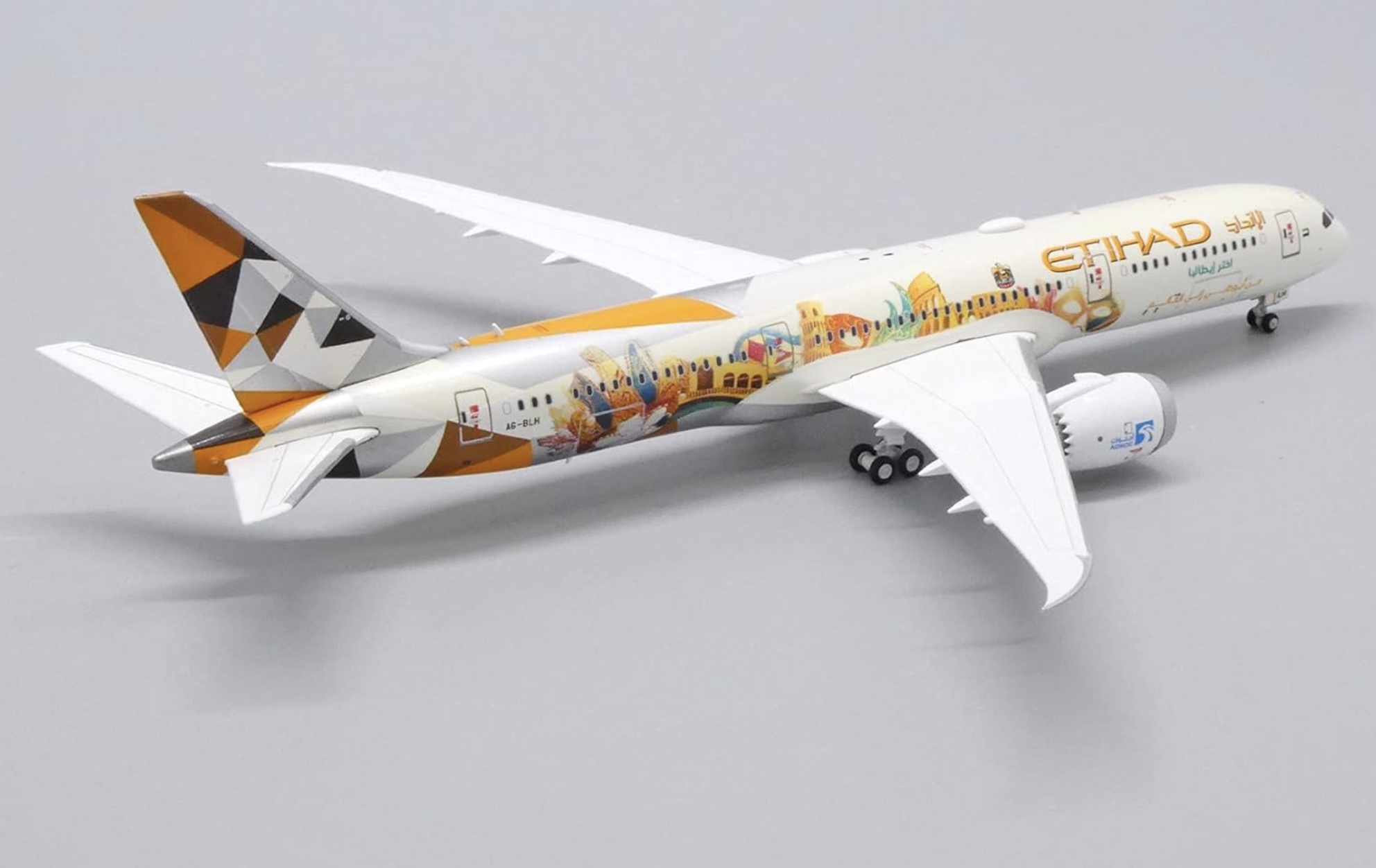 XX4255 Etihad Airways B787-9 “Choose Italy Livery” A6-BLH