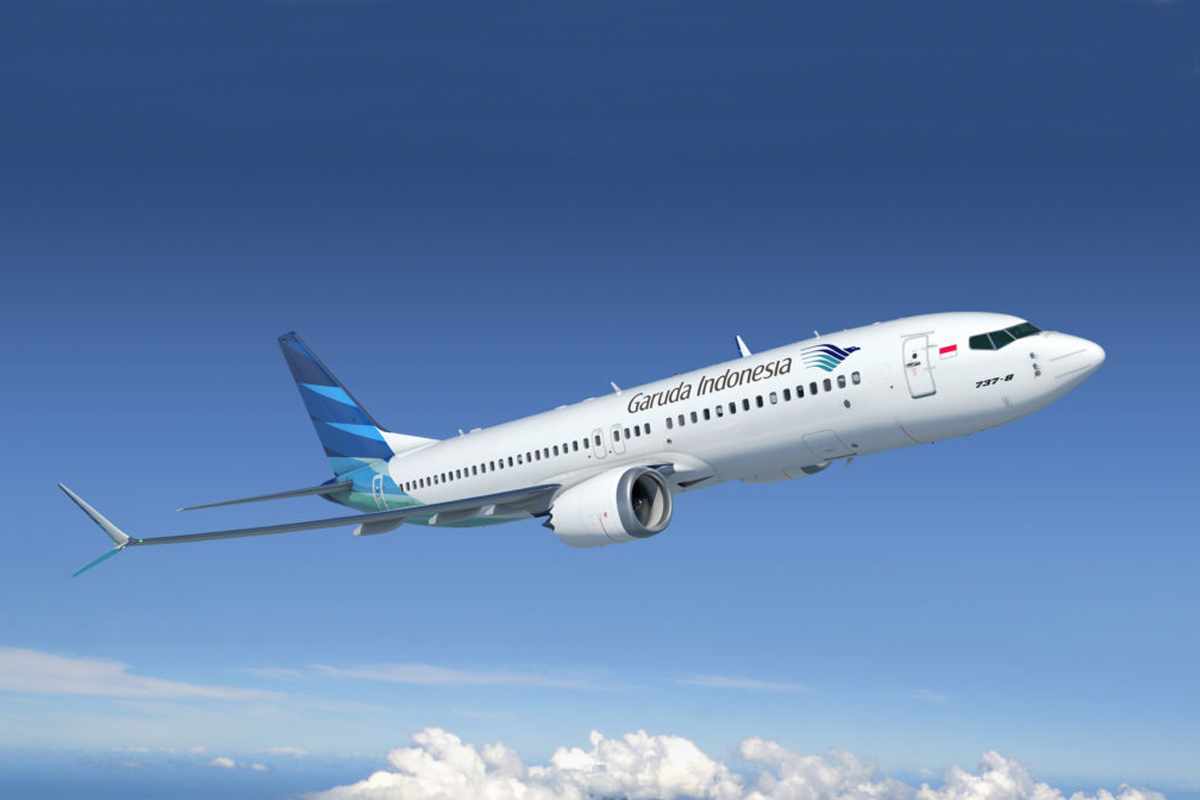 Garuda Indonesia mira compra de jatos Boeing 737 MAX e 787