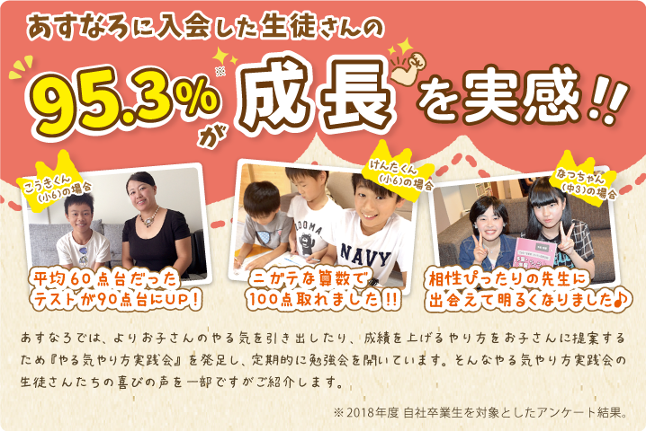 家庭教師あすなろの口コミ・評判 | 家庭教師のあすなろ｜東海・北陸