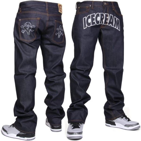ICE CREAM LOGO DENIM IC0015JD002: デニムパンツ|ICE CREAM