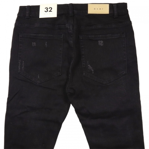 X165 PAISLEY STRETCH DENIM デニム スキニーパンツ|mnml|ストリート