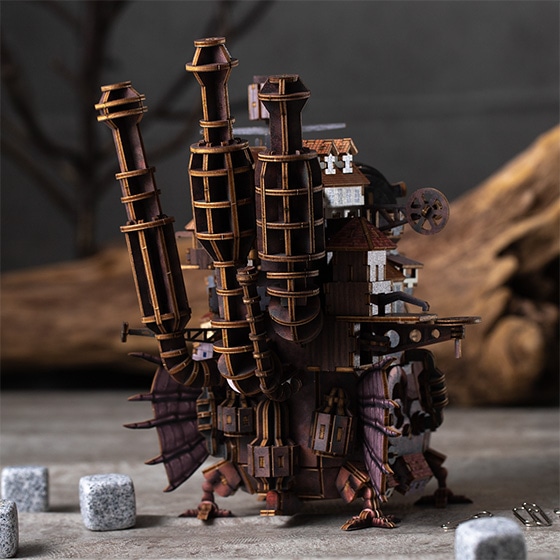 Studio Ghibli Wooden Art ki-gu-mi Craft kit Howl's Moving Castle